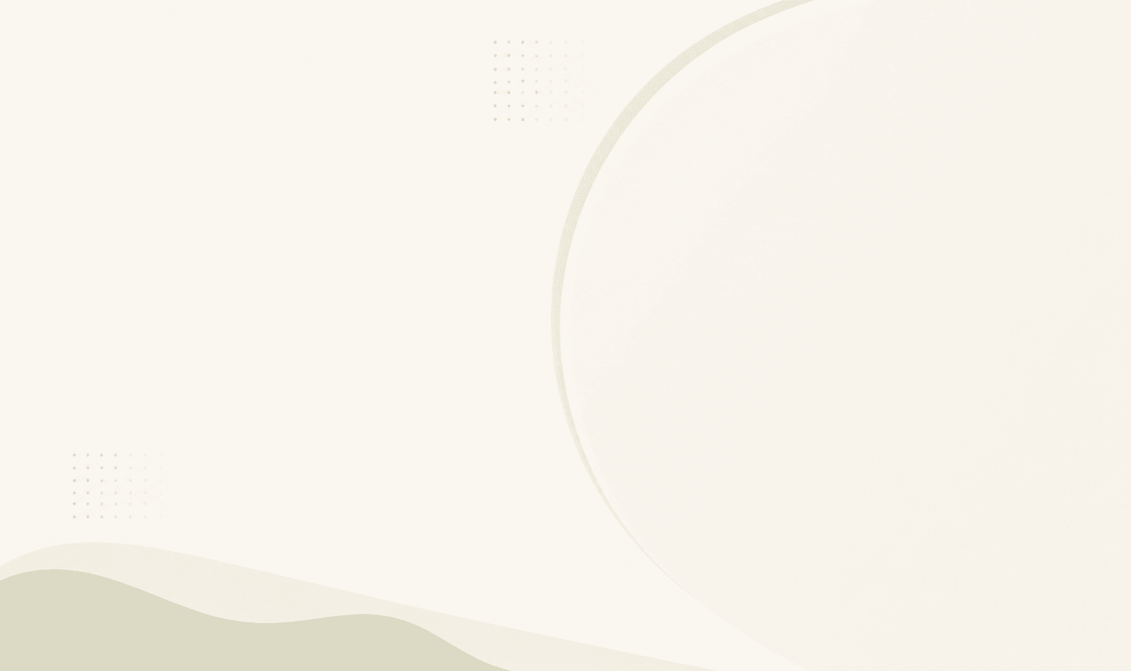 Soft cream background with decorative curves