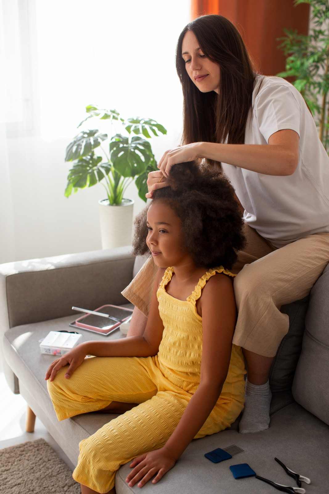 Caregiver taking time to reflect and plan while supporting a foster child